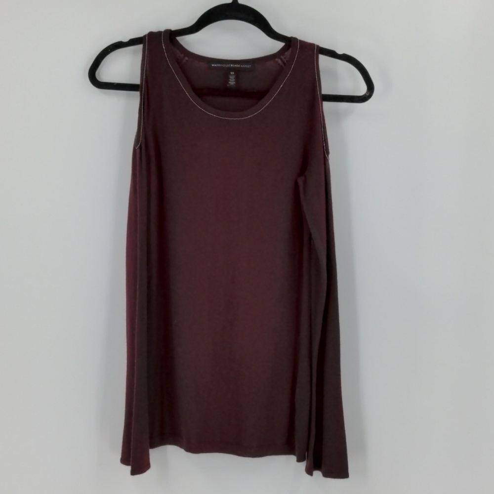 WHITE HOUSE BLACK MARKET Cold Shoulder Sweater